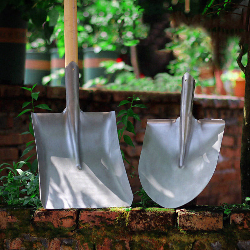 Agricultural Digging Horticultural Flower Shovel Stainless Steel Spade Thickened All-Steel Flat Shovel