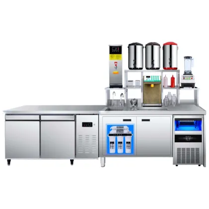 Whole Set Bubble Tea Machine, Milk Tea Counter, Bar Toppings, and Bubble Tea Accessories