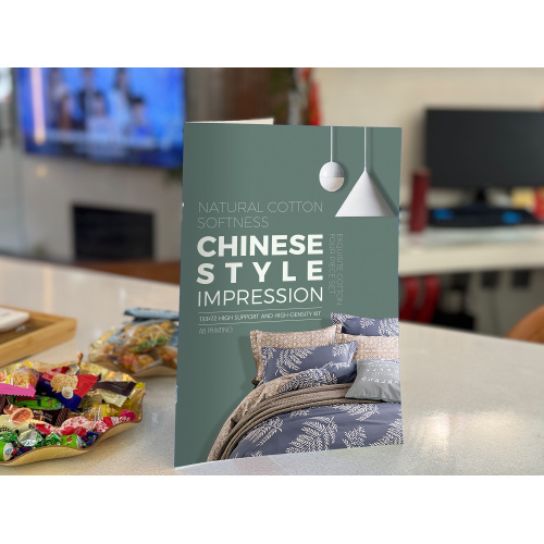 Cheap saddle stitch booklet printing