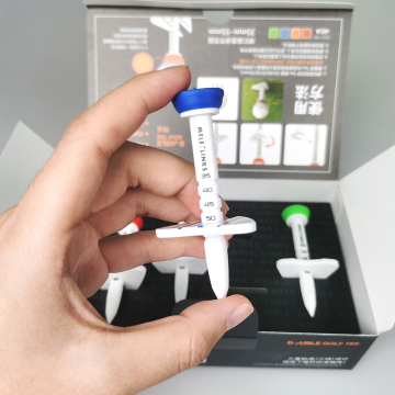 Height Adjustable Unbreakable Plastic Golf Tee with Customized Logo
