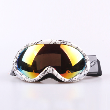 Professional Anti-fog Windproof UV400 Snowboard Goggles with Polarized Double Spherical Lens Ski Goggles Me/Women XH005