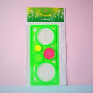 Customized 20cm Spirograph Ruler: Plastic Spiral Art Tool for Kids