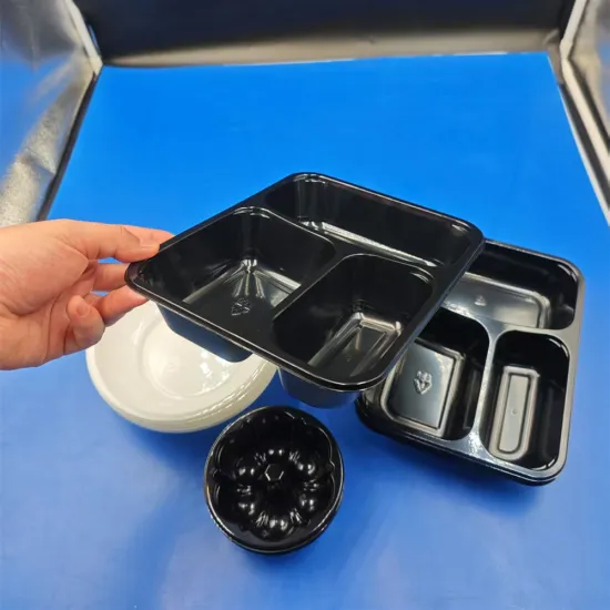 Microwave CPET Lunch Box Packaging Custom Plastic CPET Food Tray