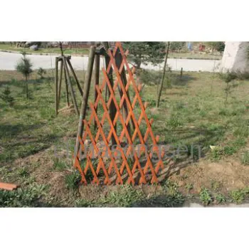 wooden garden flower fence/flower panel/wooden garden palisade