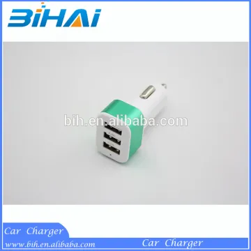 3 ports USB car charger, three ports car charger