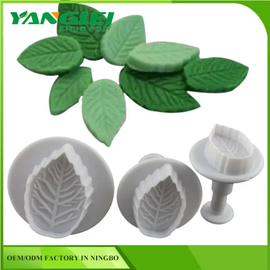 Christmas leaves Shape Cake Biscuit Pastry Plastic Cookie Cutter