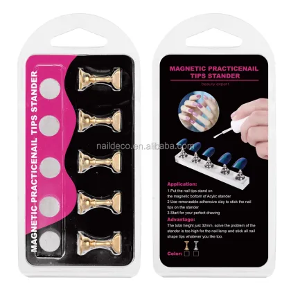 Magnetic Chess Nail Tip Practice Stand Holder for Wholesale Nail Polish Display