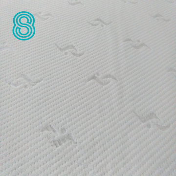 Thailand royal style polyester latex pillow knitted mattress ticking fabric oeko-tek