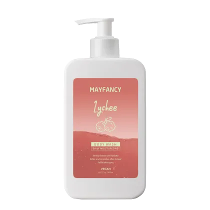 lychee flavor body wash for cleansing and nourishing