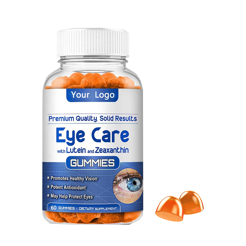 OEM/ODM Private Label Sugar Free Zeaxanthin Extract Healthy Vision Organic Lutein Eye Care Gummies