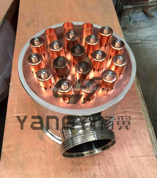 10'' 12'' Stainless Steel Dash Column with Copper Bubble Plate Distiller for Essential Oil Distillation and Moonshine Stills