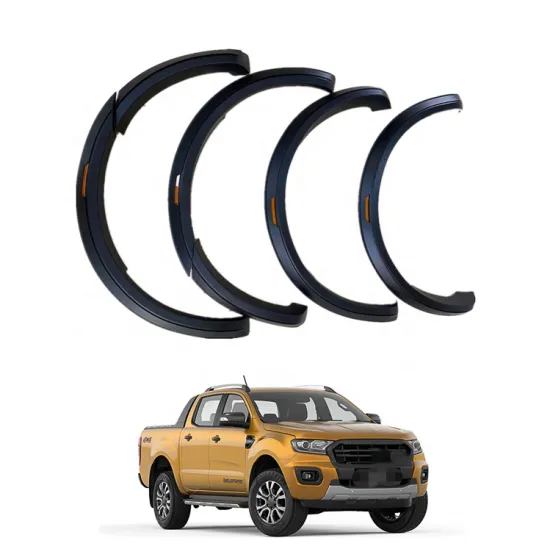 LED Wide Body Wheel Arches Fender Flares for Ranger T7 T8 4 Door 2015-2021