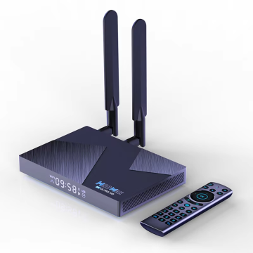 H96 Max V58 1000M Ethernet 8k Android 12 STB Wifi 6 Antena dual RK3588 TV Box