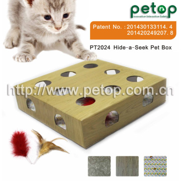Hide a Seek Pet Box Cat Toys