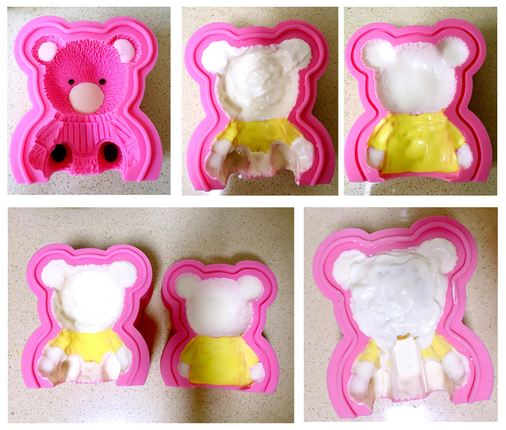 Silicone Mousse Cake Mold 3D Big Teddy Bear (2)