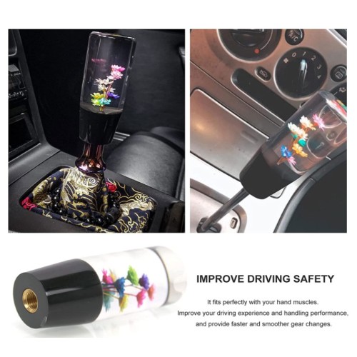 Shift Knob Car modification universal real flower shift knob Manufactory