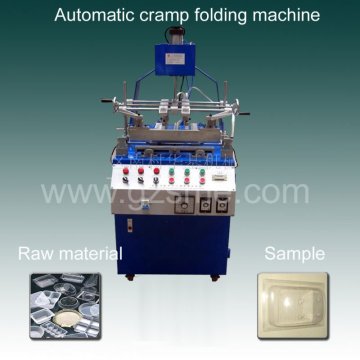 Sliding card blister machine