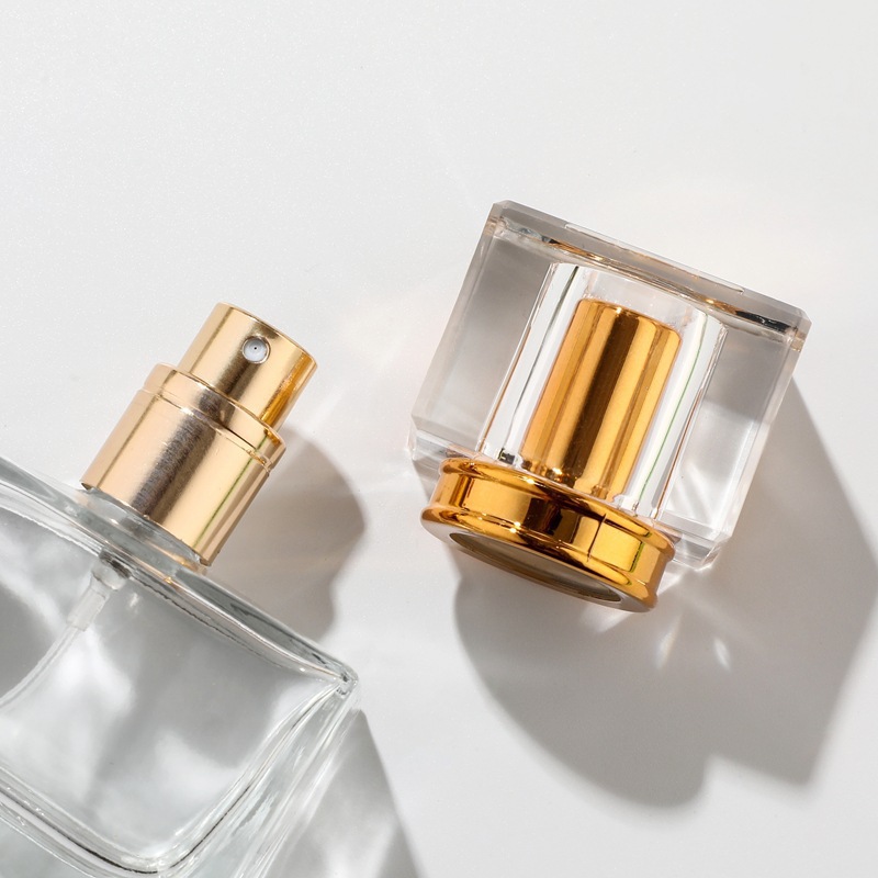 Square Perfume Bottles with Acrylic Cap