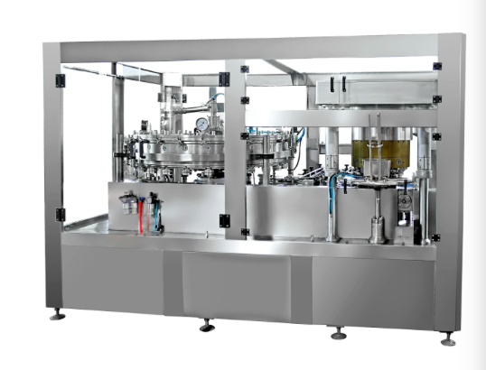 Aluminum can tin can filling and seaming machine for beverage filling and seaming