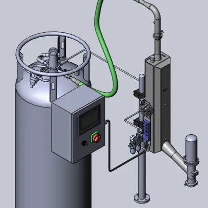 Liquid Nitrogen Dosing Machine for Beverages