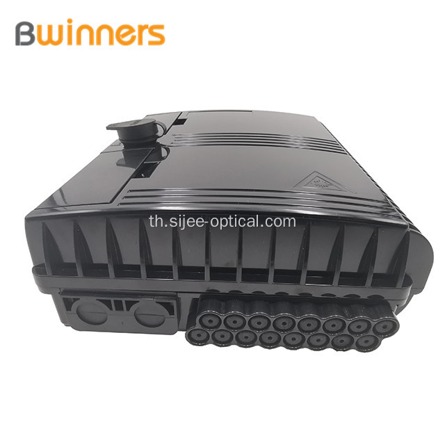 กล่องกันน้ำไฟเบอร์ออปติกกลางแจ้ง 16 แกนกันน้ำ IP65 16 แกน FTTX