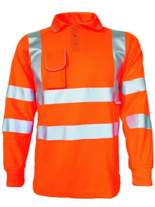 High visibility bird eye polo shirt
