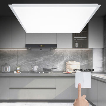 Shop Workshop Panel Lampara Backlit Supermarket Hospital Home Office Ceiling Light Panel Recessed Square Flat LED Panel Light" could be shortened to "Square Flat LED Panel Light" for a more concise title. However, if you want a title that captures the ess