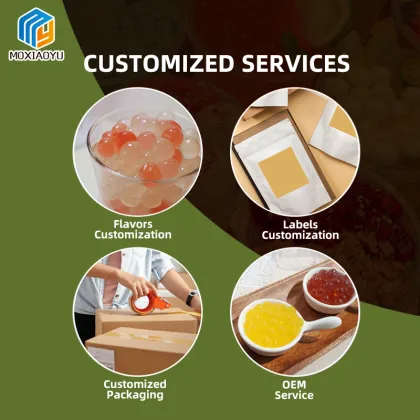 Moxiaoyu: Customizable Fruit Flavor Crystal Konjac Jelly and Bubble Tea Boba Ingredients