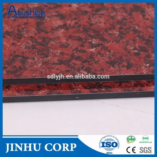 free trading zone colorful marble pattern aluminum composite panel (acp) building material