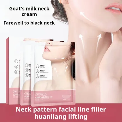 Hunmui Goat Milk Neck Mask: Hydrating, Moisturizing, and Firming Facial Patch