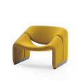 F598 Chaise Groovy pour artisanal Lounge Lounge Lounge