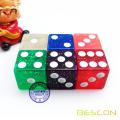 Bescon High Quality Casino Size Glitter Dice 19MM with Big Dots