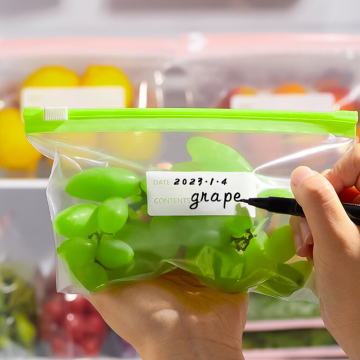 Colorful LDPE Printed Reclosable Slider Storage Bags (20pcs/box)