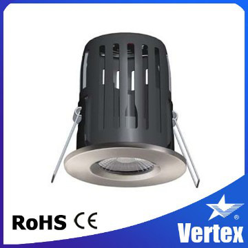 CE RoHS SAA Approved Dimmable 8W Fire-rated LED COB Downlight