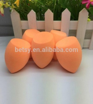 Egg Shaped Cosmetic Powder Puff Makeup Sponge with A Beveling Cut