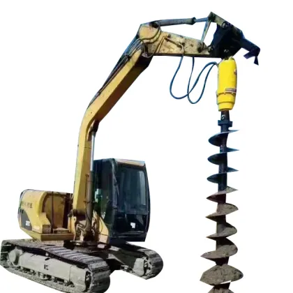 Hidromek Excavator Earth Auger & Soil Drill