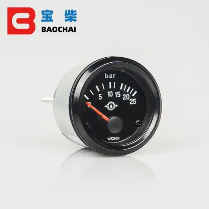 25bar VDO Oil Pressure Gauge Meter for Diesel Gensets and Heavy Vehicles (12V/24V)