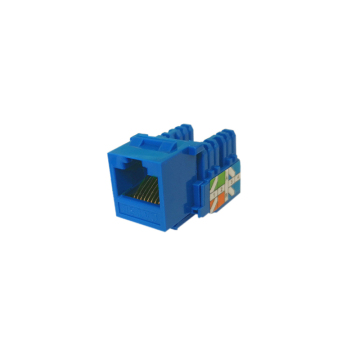 Blue Cat5e RJ45 Punch-down Keystone Jack