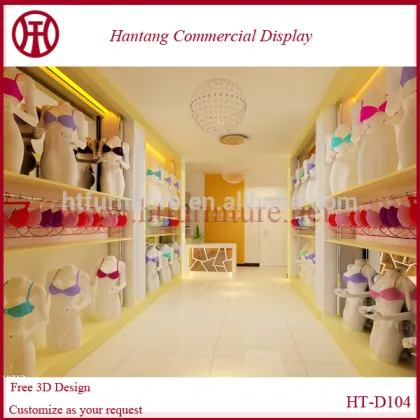 Sexy women underwear store design shelf, underwear store design