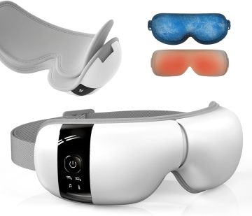 VitalCare Quiet Eye Massager, Heat & Cooling, Heated Eye Sleep Mask