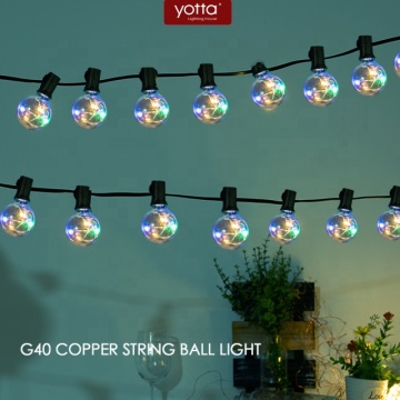 High Quality G40 10m 25Bulbs Christmas Outdoor LED String Lights