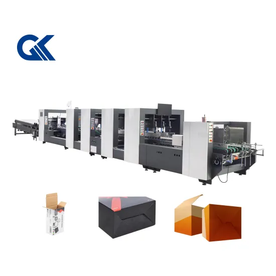 1800mm Corrugated Carton Folding and Gluing Machine with Crash Lock Bottom