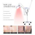 Omeina Vaporizador facial frío y caliente 3 en 1 con terapia de luz LED