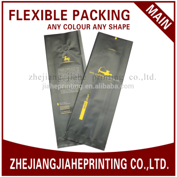 custom-made printed coffee bag with vale