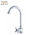 Single Cross Handle kitchen Cold Brass Tap