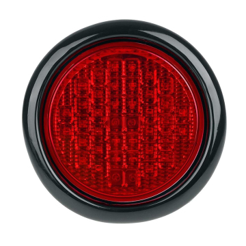 4 Inch Round Red LED Trailer Tail Lights - Waterproof Stop Turn Signal Brake Lights for Trucks Trailers RV Bus