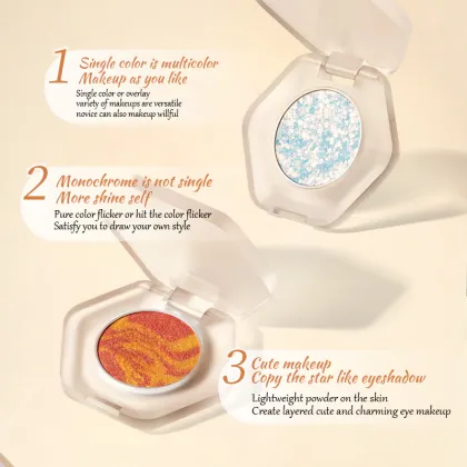 Hot Selling 4 in 1 Cute Cosmetics Palette: Eyeshadow, Bronzing Powder, Blush & Highlight