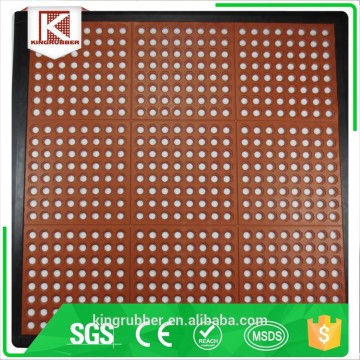 Holes marine perforated rubber mat for boats