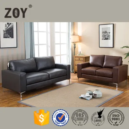 ZOY-S9449G New Products Leather Fixed Sofa Set
