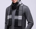 50% Wol 50% Cashmere Knitted Scarf